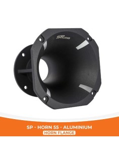 SP-Audio Tromba Esponenziale in Alluminio con attacco 2" 155x155mm H. 130mm