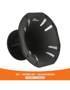 SP-Audio Tromba Esponenziale in Alluminio con attacco 2" 190x190mm H. 125mm