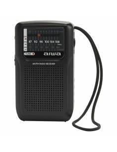 AIWA RS-33 Radio Portatile Pocket AM/FM + Auricolari - Astuccio e batterie
