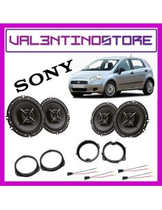 Kit 4 Casse Altoparlanti Sony - Fiat Grande Punto Anteriori e Posteriori 165mm