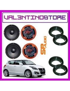 Kit 4 Casse Altoparlanti Sp Audio - Suzuki Swift Anteriori e Posteriori da16,5cm 6.5"