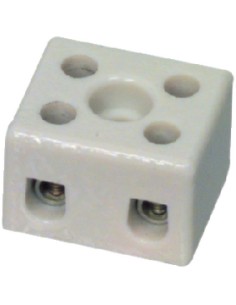 Block Terminal 1.50 mm² 2 -Conduttori Ceramica Bianco