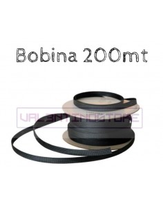 BOBINA 200MT - 06/21004 GUAINA ESPANDIBILE COLORE NERA 3/10mm