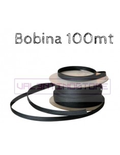BOBINA 100MT - 06/21008 GUAINA ESPANDIBILE NERA 5/12mm