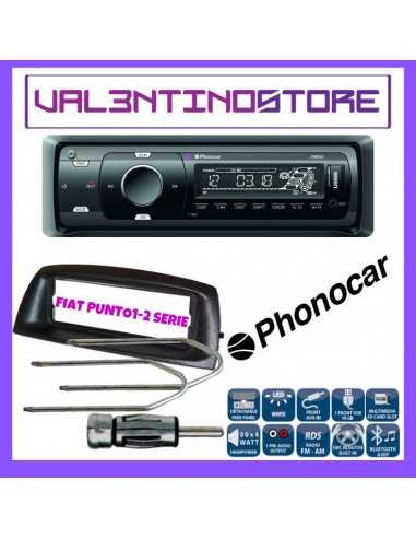 AUTORADIO PHONOCAR VM063 + KIT MONTAGGIO PER FIAT PUNTO 1° 2