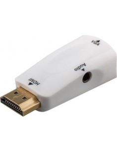 Adattatore HDMI / VGA compatto incluso audio, dorato -