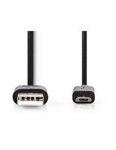 Cavo USB 2.0 | A Maschio - Micro B Maschio | 2.0 m | Nero ideale per smartphone android
