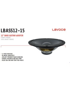 LA VOCE LBASS12-15 - GUITAR SPEAKERS 12" V.C. 38mm 200W 96db