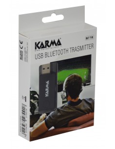 Trasmettitore Bluetooth KARMA con jack 3,5mm e USB