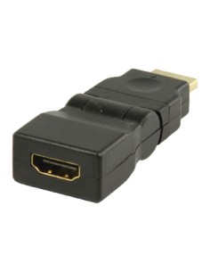 HDMI ad Alta Velocità con Adattatore Ethernet Perno Connettore HDMI - HDMI Femmina Nero