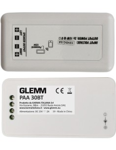 PAA 30BT Mini amplificatore stereo bluetooth 2x30W per sonorizzazione by GLEMM