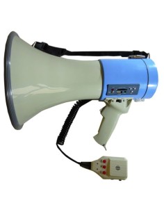 Megafono Microfono Staccabile Bianco/Blu
