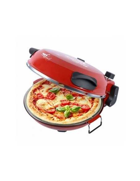 Melchioni Bella Napoli 1pizza 1200W Rosso Bianco macchina e forno per pizza e 