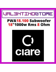 Subwoofer Ciare Serie PWA 18" 2000w Max V.C. 100mm 8 Ohm 97,5db
