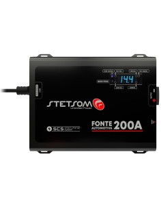 Alimentatore Stetsom FONTE / INFINITE Black 200A Car Audio Tuning con Funzione SCS